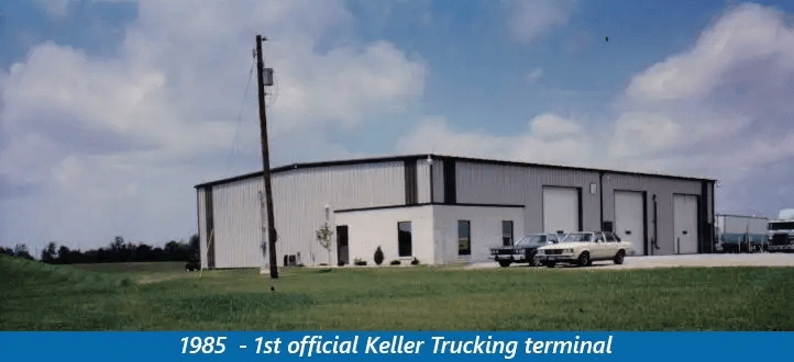 1985 - 1st Official Keller Trucking terminal