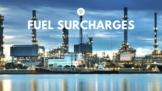 Fuel Surcharges graphic with the question "What Causes Prices to Increase?"