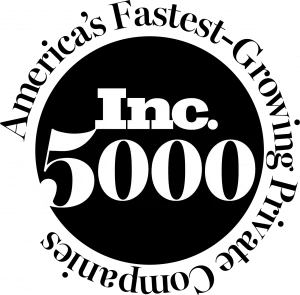 Inc. 5000 - America's Fastest-Growing Private Companies black and white logo