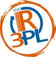 R3PL orange and blue logo