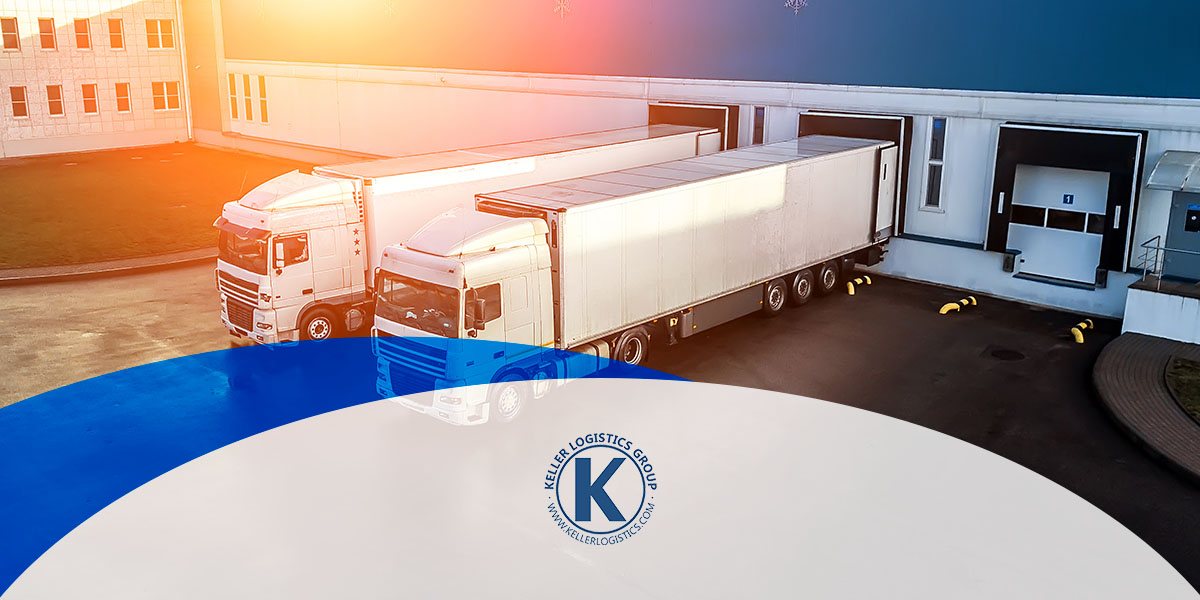 Keller Logistics Group truck loading dock at warehouse