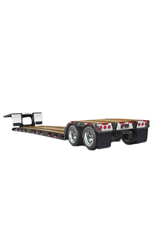 double drop trailer with no truck or load